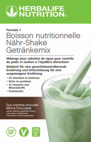 Formula 1 Boisson nutritionnelle Duo menthe-chocolat